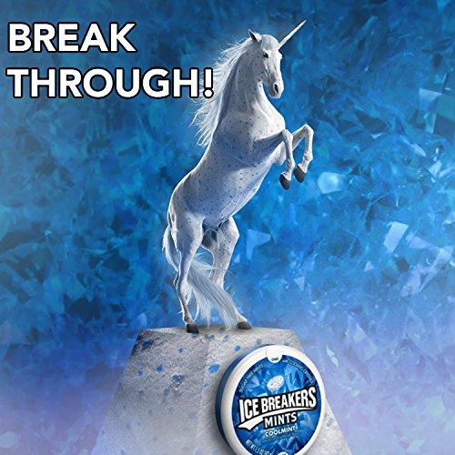 ICE BREAKERS Sugar Free Mints, Coolmint, 1.5 Ounce (Pack of 8