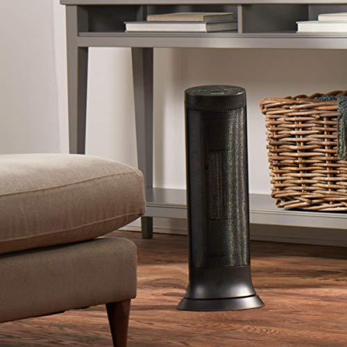 Honeywell Slim Ceramic Tower Heater, Large Room, Black – Easy to